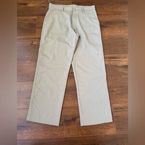 Champion Mens Golf Pants Performance Duo Dry 34 x 30 Casual Khakis Chino Active
